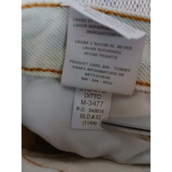 Tommy Hilfiger Vintage Ditto Tie Dyed Jean Men 31X34 Blue/White Classic Straight - Picture 8 of 16